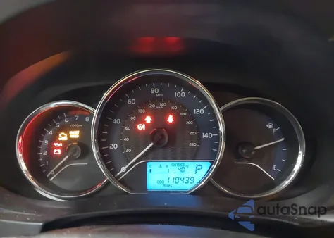 2016 Toyota Corolla Le из США, поврежденный, VIN 2T1BURHE6GC702020